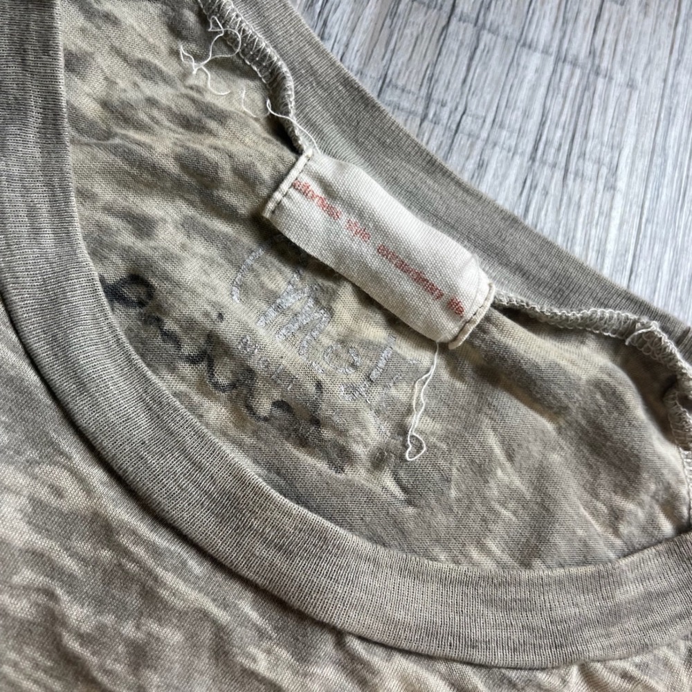 Effortless Style Extraordinary Life Top Womens S Grey Acid Wash Be Daring Boho - Picture 3 of 8